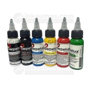 Set 6 tintas Perpetual 1oz colores básicos para tatuar – Inksumos