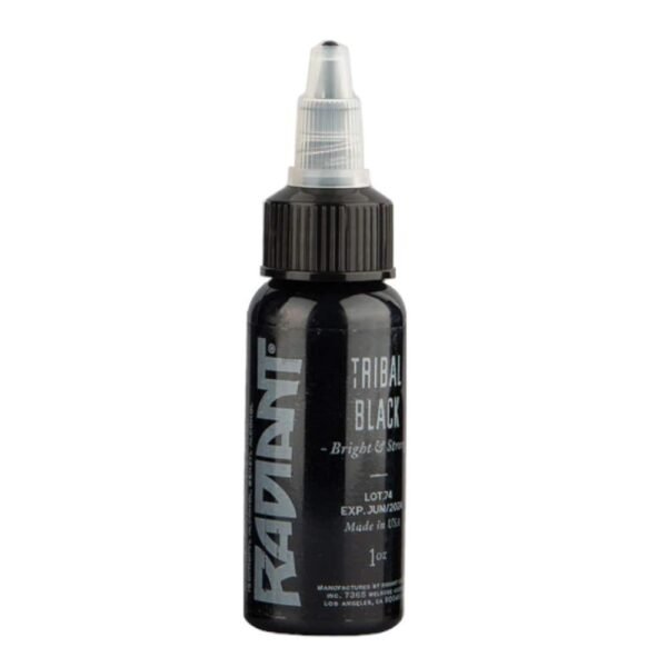 Tinta Radiant Black 1oz para Tatuar – Negro Intenso Profesional | Inksumos