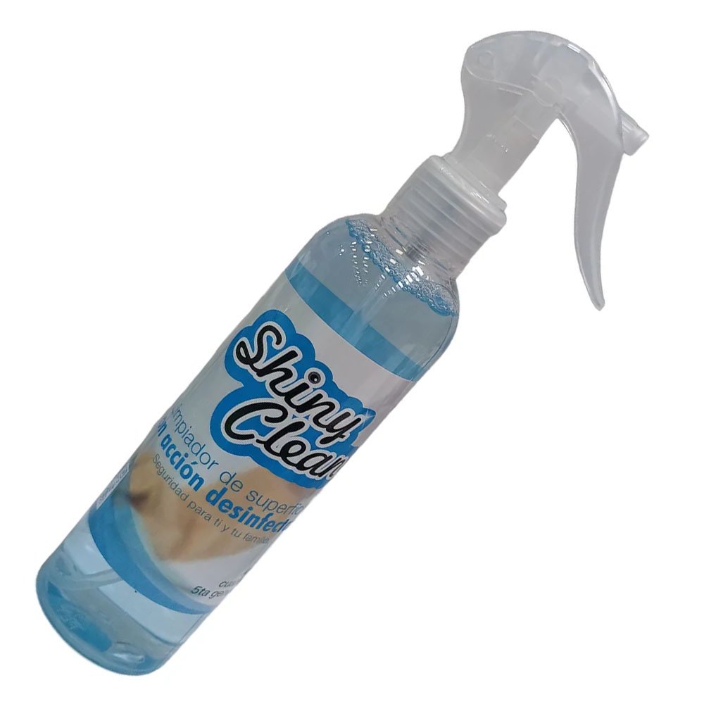Limpiador de Superficies Desinfectante Amonio 250 ml Shiny Clean