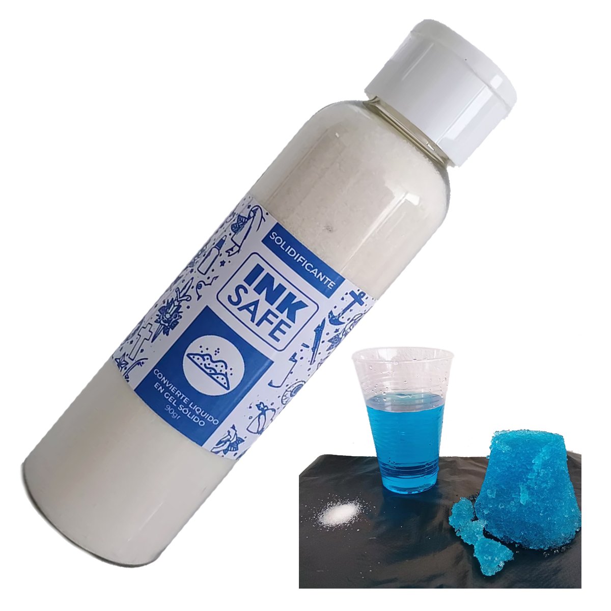 Solidificador De Residuos Liquidos 90gr Bioseguridad