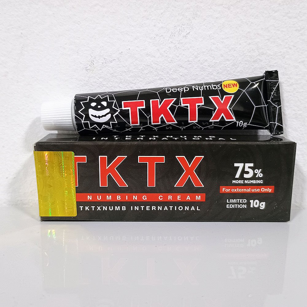 Crema Anestésica TKTX Black 75% para Tatuaje Profesional - Imagen 4