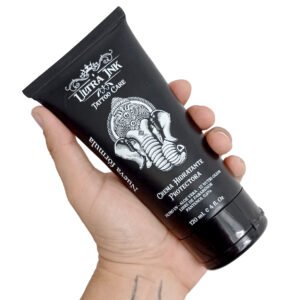 Crema Hidratante Protectora Ultra Ink para Cuidar, Cicatrizar y Realzar Tatuajes