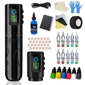 Maquina De Tatuar Pen Inalámbrica Ink Flexo Stroke Ajustable