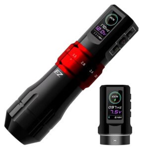 Maquina Tatuaje Pen Inalámbrica Ez P3 Pro Stroke Ajustable Doble bateria