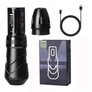 Maquina Tattoo Pen Flux Max Inalámbrica 1bateria Black mate