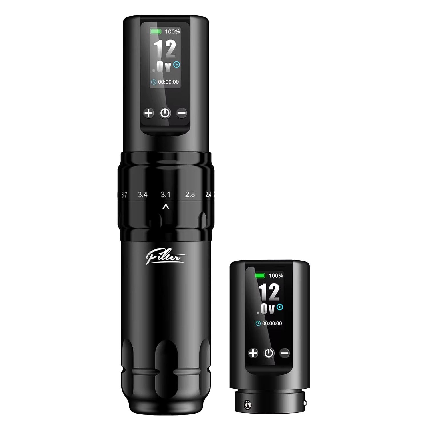 Maquina Pen Ez Filter X30 Inalambrica Tattoo Pro En Kit 2baterias - Imagen 4