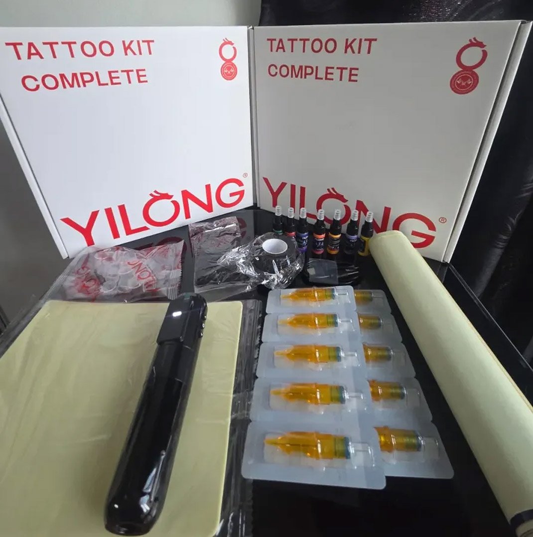 Kit Maquina Pen Inalámbrica Para Tatuar Yilong - Imagen 5