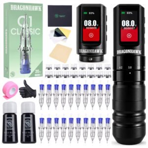 Máquina De Tatuar pen inalambrica Dragonhawk A3 PRO En Kit